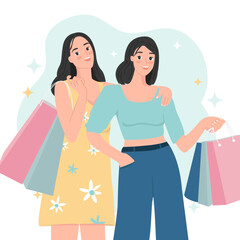 Women Shopping Together