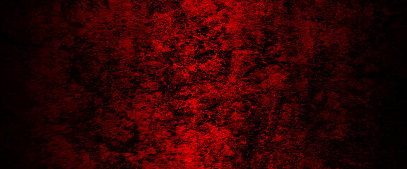 Black and red grunge texture, scary red black scary background, Natural pattern dark red concrete wall for background, scary red wall, dirty dark concrete cement texture for background.
