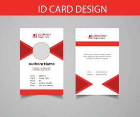 Corporate Id Card Design, student id card, employee card, office staff identity card design