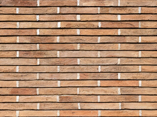 Background texture of orange brick wall 