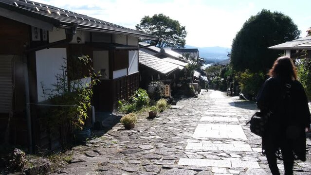 馬籠宿の街並