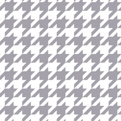 Houndstooth seamless pattern. Vector illustration for background.