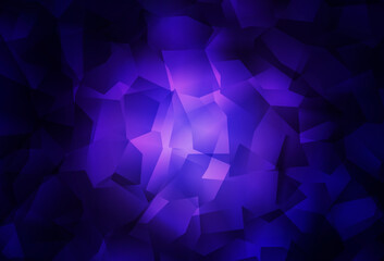 Dark Purple vector abstract polygonal background.