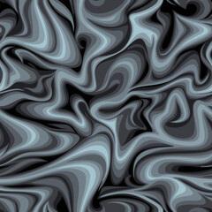 Obraz premium Marble texture seamless pattern. Abstract modern endless curve camo ornament for fabric and fashion textile print. Vector background.