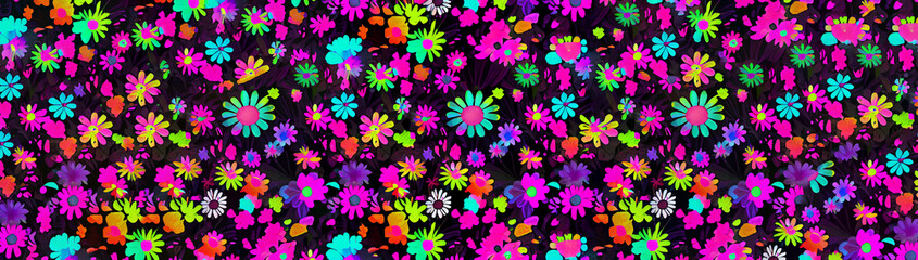 Fototapeta na wymiar Floral ditsy pattern, fabric pattern