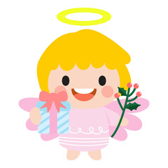 Kids Angel Flat Clipart