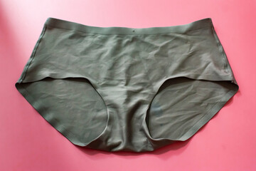 Brown seamless smooth women brief panty. 
