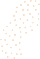 Abstract dotted organic shape vector illustration. Minimalistic liquid form, organic dashed stain or geometric dotty spot for modern abstract design or trendy fashion pattern