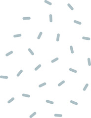 Abstract dotted organic shape vector illustration. Minimalistic liquid form, organic dashed stain or geometric dotty spot for modern abstract design or trendy fashion pattern