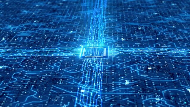 Big data information storage and smart chip circuit board