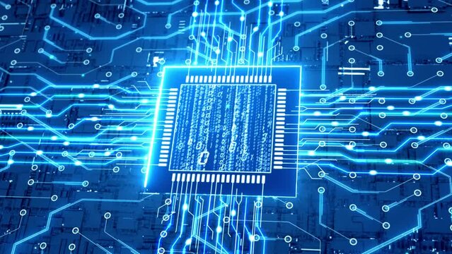 Quantum computer smart chip circuit board