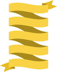 Obraz premium Blank label ribbon colorful vector illustration. Curved shapes color bookmarks, tags or labels with empty spaces for message