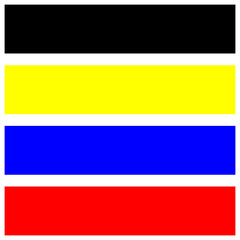 black yellow blue red banner country symbol icon sign illustrations vector