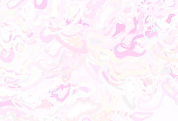 Light Pink, Yellow vector backdrop with memphis shapes.