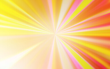 Obraz premium Light Orange vector blurred shine abstract background.