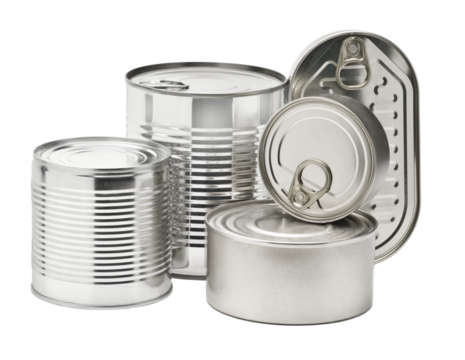 metal tin cans