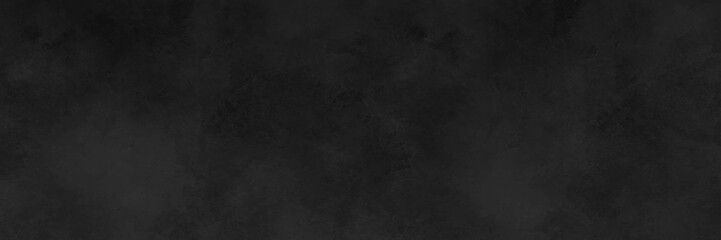 Panorama view black wall background texture. Abstract black retro background
