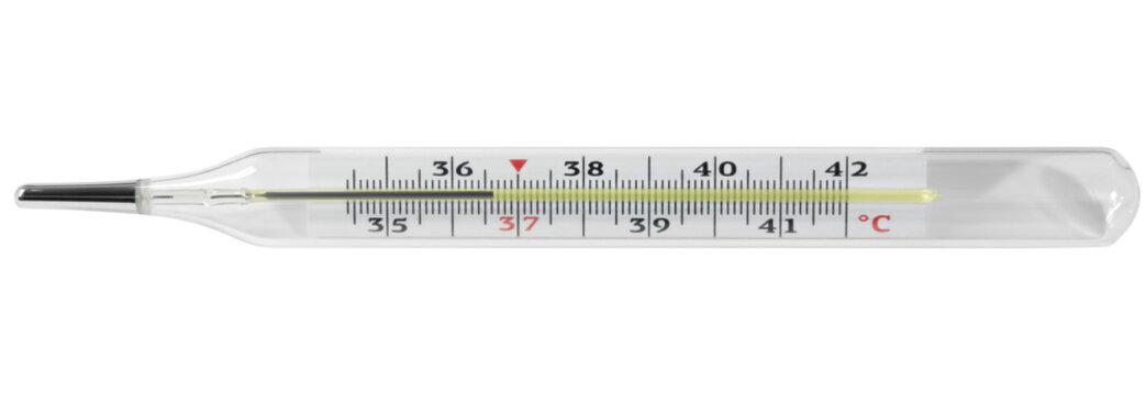 medical thermometer. isolated on a transparent background