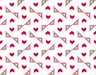 seamless pattern with hearts