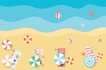 Obraz premium summer beach background