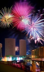 Happy New Year 2023 fireworks