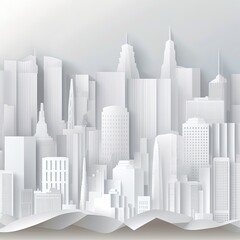 Fototapeta premium Illustration about financial building. Made by AI. Ultra high resolution.