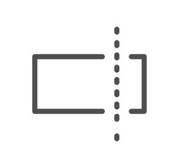 Business and finance icon outline and linear symbol.	