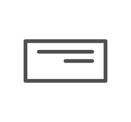 Fototapeta premium Business and finance icon outline and linear symbol. 