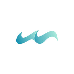 W blue wave logo 