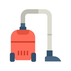 Vacuum cleaner icon. Domestic dust sucker. Clean floor. Cleaning of dirt, dust.