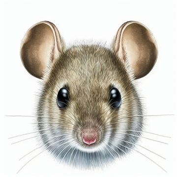 Mouse Head 3d Render