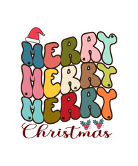 Retro Christmas SVG Bundle, Christmas Sublimation Designs, Retro Christmas Svg, Merry Christmas, Christmas Shirt Design, Christmas Quote Svg