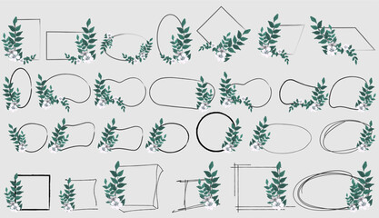 Collection of geometric vector frames