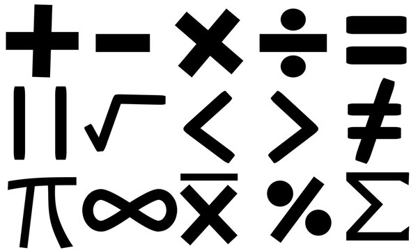  Math symbols 