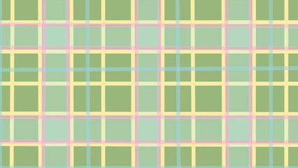 green and yellow checkered background as a Scotland print