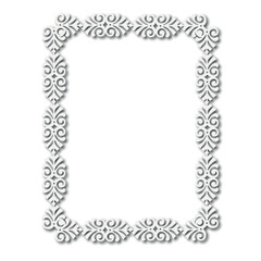Frame, in the style of an ornament, Vector illustration eps 10, Art.	