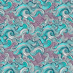 Fototapeta na wymiar ditsy wave pattern