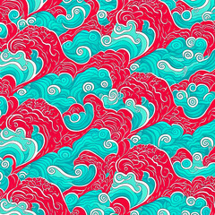 ditsy wave pattern
