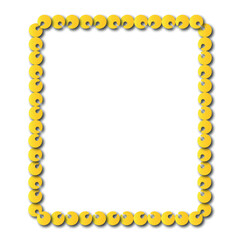 Frame, in the style of an ornament, Vector illustration eps 10, Art.	