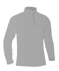 Naklejka premium Grey top blazer. vector illustration 