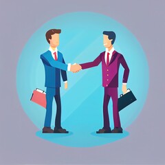 Businessmen shaking hands