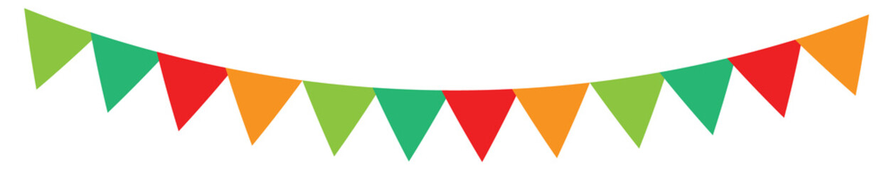 Paper Bunting Party Flags