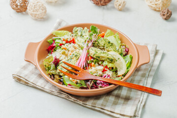 Fresh and Delicious Chicken Breast Barley Salad