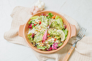 Fresh and Delicious Chicken Breast Barley Salad