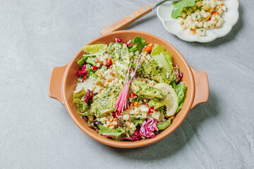 Fresh and Delicious Chicken Breast Barley Salad