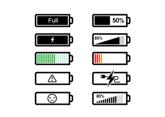 Power-Electric battery Display.  battery status  of Mobile Device.