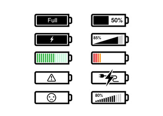 Power-Electric battery Display.  battery status  of Mobile Device.