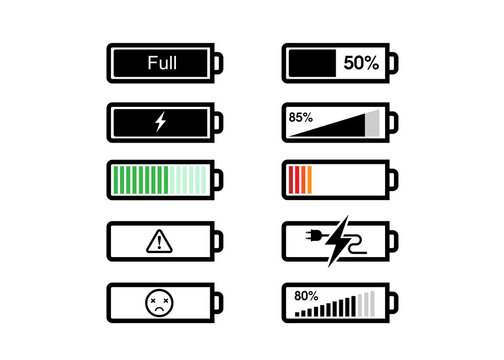 Power-Electric battery Display.  battery status  of Mobile Device.