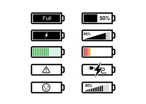 Power-Electric battery Display.  battery status  of Mobile Device.