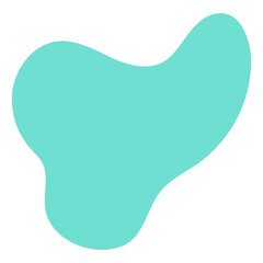 Simple Abstract Shape Element With Fun Color